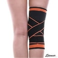 thumbnail image 6 of Spencer Athletic Compression Knee Sleeve, XL, Adjustable Support, Orange, 6 of 9