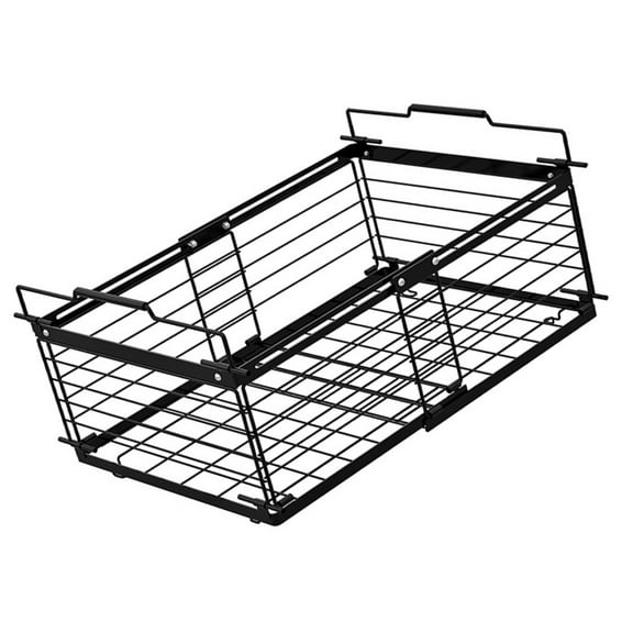 Adjustable Freezer Basket Heavy Duty Stackable Organizer Bin for Kitchen Storage
