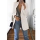 thumbnail image 3 of Traje informal de moda europea y americana, cárdigan ajustado con cuello tipo Polo, abrigo de mujer con temperamento, primavera y otoño 2024, 3 of 5