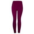 thumbnail image 4 of Leggings Sin Costuras Gimnasio Ropa Deportiva Pantalones De Entrenamiento De Yoga Medias De Fitness Rojo XL SM SunniMix Pantalones de entrenamiento para mujer, 4 of 8