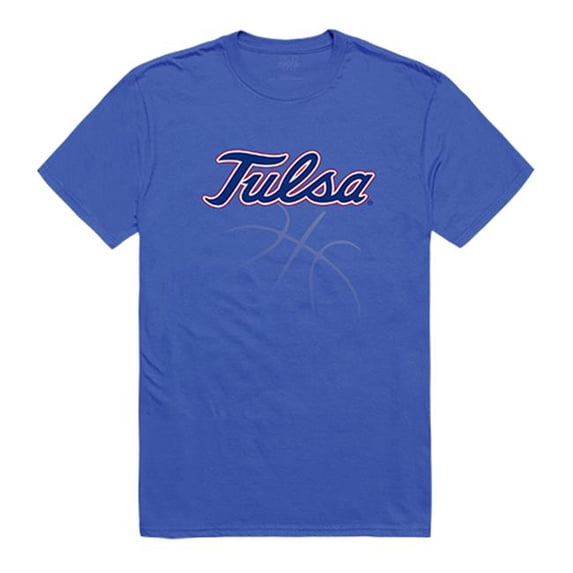W Republic Products Tulsa University Basketball College Tee, Royal - Extra Large
