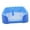 Blue L, variant on Dog Potty Tray, Puppy Training Tray, Easy to Clean up Urinal with Protection Wall Every Side, Litter Pad Holder Bedpan, Mesh Dog Toilet Rose