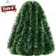 thumbnail image 3 of Christmas Tinsel Ribbons Garland Green Cane Wreath Xmas Tree Hanging Pendent Ornaments Wedding Party Home Decor Madder Wholesale, 3 of 5