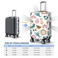 thumbnail image 2 of Luggage Cover Anti Scratch, Cartoon Animals A Elastic Suitcase Protector Fits 18-32 Inch Luggage, 2 of 2