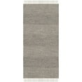 thumbnail image 5 of SAFAVIEH Montauk Karlene Geometric Striped Cotton Runner Rug, Ivory/Anthracite, 2'3" x 22', 5 of 8