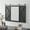 Black, variant on FirsTime & Co. Dark Brown Hayloft Barn Door Wall Mirror, Farmhouse, Rectangular, 36 x 2 x 26 in