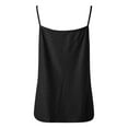 thumbnail image 5 of Women's Fashion Tops Sexy Lace Trim Tank Summer Chain Spaghetti Strap Shirt Hollow Out Crochet Sleeveless Camisole Trendy Classic Yoga Office Basic Dressy Clothes Dress Casual Holiday Tunic Basic Top, 5 of 6
