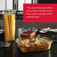 thumbnail image 4 of Brilliance Glass Food Storage Containers, 3.2 Cup, Set of 4, BPA-Free, Leak-Proof, Clear, 4 of 8