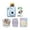 Blue, variant on 2024 Fujifilm instax Mini 12 Holiday Bundle, Blue
