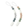 thumbnail image 2 of Pacifier Clip, Holder Teething Beads for Baby Girls B, 2 of 8