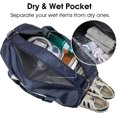 thumbnail image 2 of Petit Sac de Sport pour Femmes avec Compartiment pour Chaussures à Poche Mouillée Sac de Voyage Fourre-Tout Sac de Cabine Sac de Nuit Sac de Fin de Semaine pour Femmes, 2 of 5