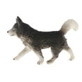 thumbnail image 4 of Decodeary Realistic Plastic Animal Figure Simualtion Model Toys Little Huskie, 4 of 9