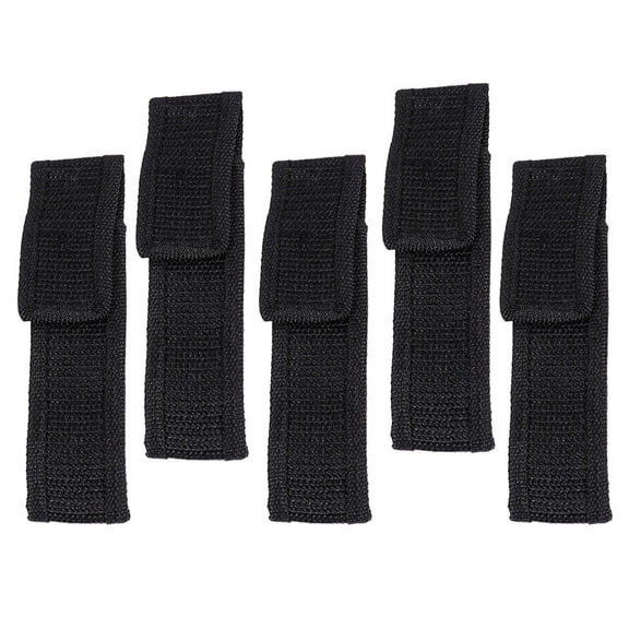 6Pcs Cloth Flashlight Holsters Wear-resistant Flashlight Pouches Outdoor Flashlight Holders