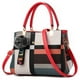 thumbnail image 1 of Bolso tipo cartera de lujo para mujer bolso de viaje con correa ajustable para el hombro de cuero PU, 1 of 7