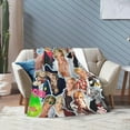 thumbnail image 5 of Ross Lynch Blanket Soft and Warm Lightweight Fluffy Throws Blankets Rug Carpet Gift for Beach Yoga Bedroom Living Room Decoration Sofa Camping Trip Dorm Decor All Season, 5 of 6