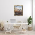 thumbnail image 2 of Stupell Wild Deer Breathtaking Mountain View Animals & Insects Painting Gold Floater Framed Art Print Wall Art, 2 of 6
