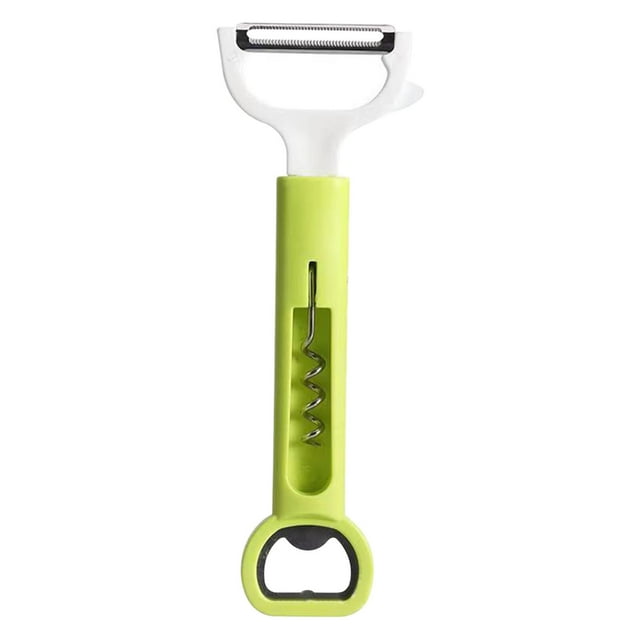 Boovnll Kitchen Gadgets, Kitchen Tools 4 in 1 Double Head Peeler Multi-Function Fruit Scraper Beer and Wine Bottle Opener, Home and Kitchen, Kitchen, Kitchen Tools