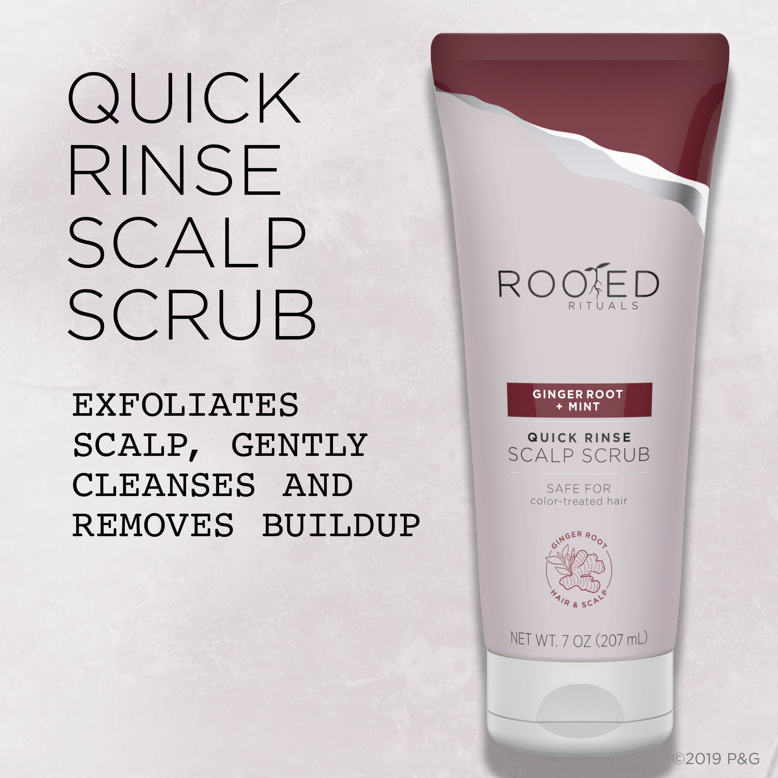 Rooted Rituals Ginger Root and Mint Quick-Rinse Scalp Scrub, 6.7 fl oz - image 5 of 9