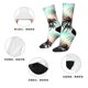 thumbnail image 5 of Fotbe Tropical Summer Palm Calcetas Largas con Estampado para Hombre y Mujer – Calcetas de Compresión Transpirables y Elásticas, Viajar y Uso Diario Talla 5-11, 5 of 6