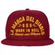 thumbnail image 2 of Gorra Plana Roja Unitalla Badge, 2 of 4