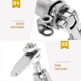 thumbnail image 2 of Trailer Latch Folding Lock Camper T Handle Adjustable Boat Replacement Latch, 2 of 9