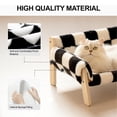 thumbnail image 6 of Mewoofun Pet Wooden Couch Bed Furniture Washable Beds with Plush for Cats & Litter Small Dogs, Plush Chessboard, 6 of 8