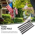 thumbnail image 3 of 1 Set Outdoor Flag Pole Stainless Steel Flagpole and Flag Head, 3 of 9