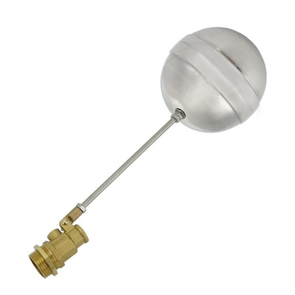 Clupup 1" Male Thread Float Ball Valve Floating Ball Stainless Steel Water Sensor
