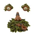 thumbnail image 1 of Árbol cara decoración escultura arte jardín decoración ojos pueden brillar en la oscuridad, 1 of 3