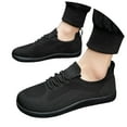thumbnail image 3 of Men's Casual Shoes Couple Wide Toe Low Top Lace Up On Lightweight Athletic Walking Fitness Outdoor Sport Sneakers, 3 of 7