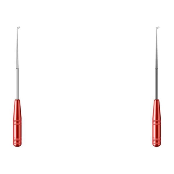 Anzuelo de pesca de Garganta Profunda Naiovety 2Conjunto Rojo