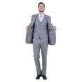 thumbnail image 3 of Men's Modern-Fit 3pc Pinstripe Suit, Notch Lapel, 3 of 4