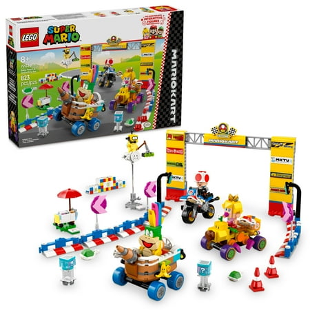 UPC 673419405676 product image for LEGO Super Mario: Mario Kart Baby Peach & Grand Prix Set Home Circuit - Nintendo | upcitemdb.com