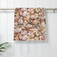 thumbnail image 5 of Pofeuu Colorful Seashells Print Hand Towel 27.5" x 16" Soft Absorbent Towel for Bathroom SPA Gym Hotel, 5 of 6