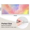 thumbnail image 5 of Pastel Rainbow Clouds Kitchen Rug Mat,Kitchen Runner Rugs Non Skid Washable,Decorative Kitchen Floor Mats for Kitchen,Sink,Laundry,17"X47", 5 of 5