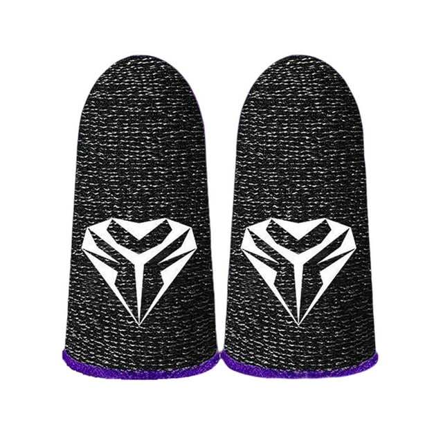 1 Pair Gaming Finger Sleeve Thumb Sleeve Sweatproof for Mobile Game Seamless