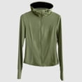 thumbnail image 2 of A Fashionable And Casual Solid Color Hooded Sun Protective Cardigan For Women Cardigan Sweaters for Women, 2 of 2