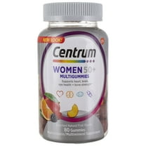 Centrum MultiGummies Gummy Multivitamin for Women 50 Plus, 80 ct (Pack of 2)