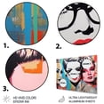 thumbnail image 3 of Designart "Vintage 1950s-Style Woman Portrait II" Celebrity Metal Wall Decor, 3 of 5