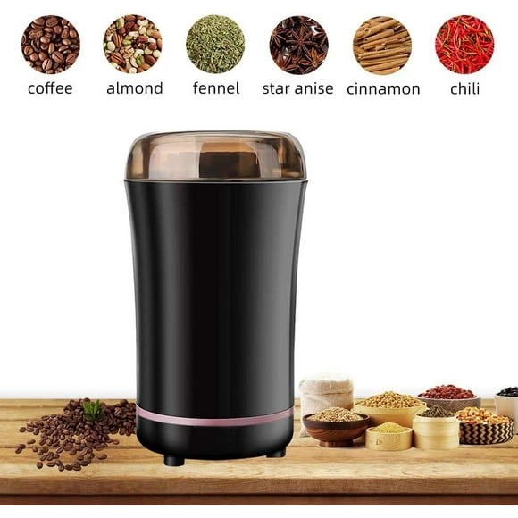Electric Coffee Grinder, Stainless Steel Blade Grinder for Coffee Beans Grains