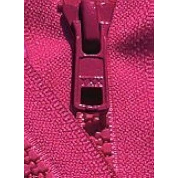 YKK® 22" Vislon Zipper ~ YKK #5 Molded Plastic ~ Separating - 261 Sassy Pink (1 Zipper/Pack)