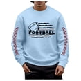 thumbnail image 1 of Chandail en Molleton à Col Rond Imprimé Rugby Automne Hiver pour Hommes, Chaud et Confortable, Mode Sans Capuche, Chandail Décontracté, 1 of 4