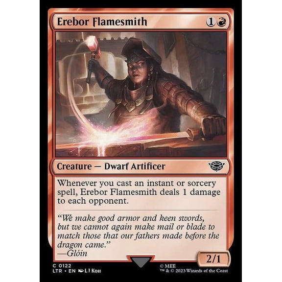 MtG Tales of Middle-Earth Common Erebor Flamesmith #122