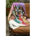 thumbnail image 5 of Princess Blanket, Black Ariel, Tiana, Moana, Elena, Jasmine, Throw Blanket, Personalized, 5 of 8