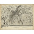 thumbnail image 3 of Unknown 14x12 Black Modern Framed Museum Art Print Titled - Map of London Grid XV, 3 of 5