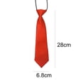 thumbnail image 5 of Kripyery Necktie Breathable Elastic Solid Color Boy Stain Necktie for Wedding, 5 of 8