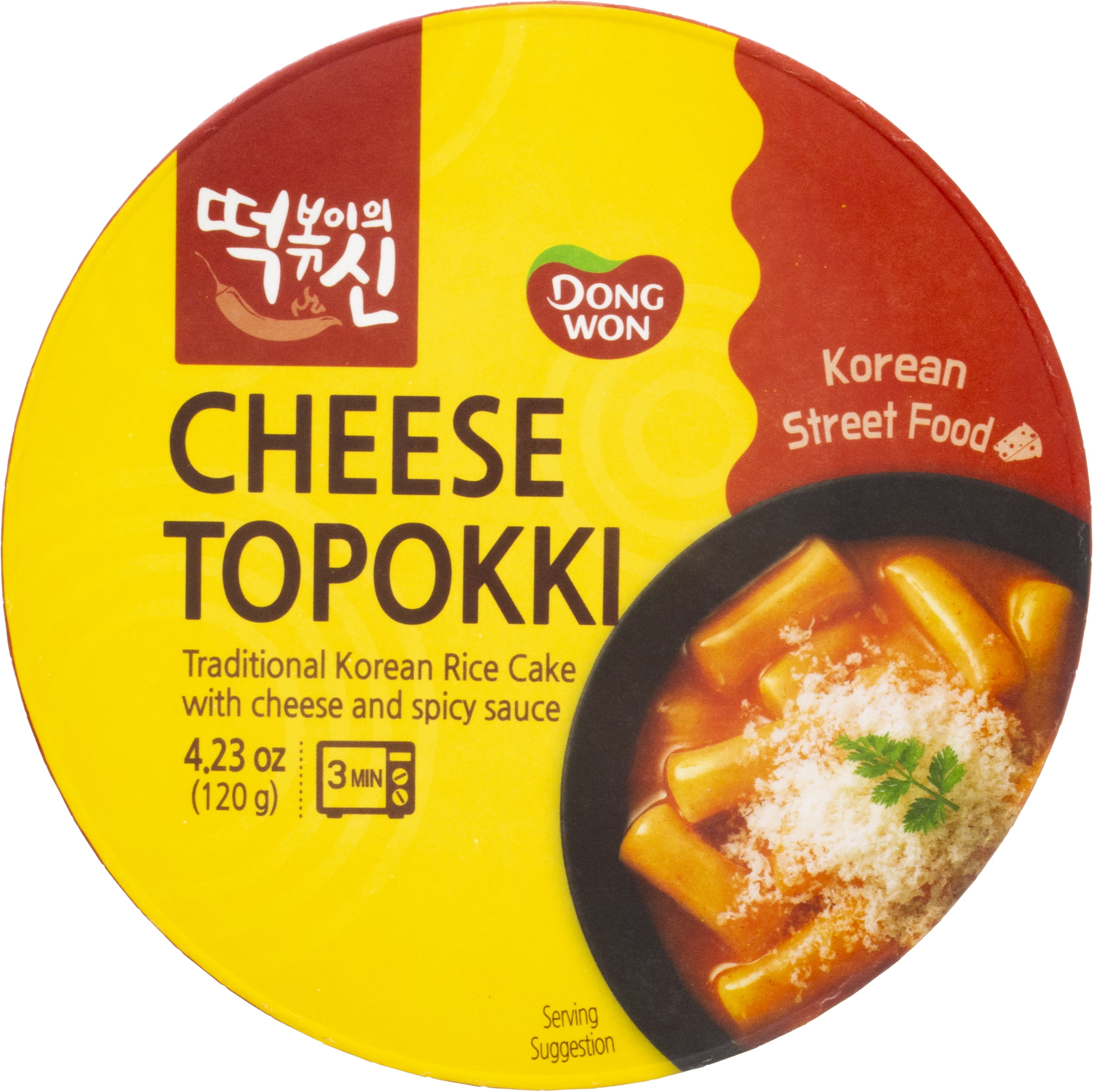 (6 pack) Dongwon Cheese Topokki Cup, 4.23 Oz