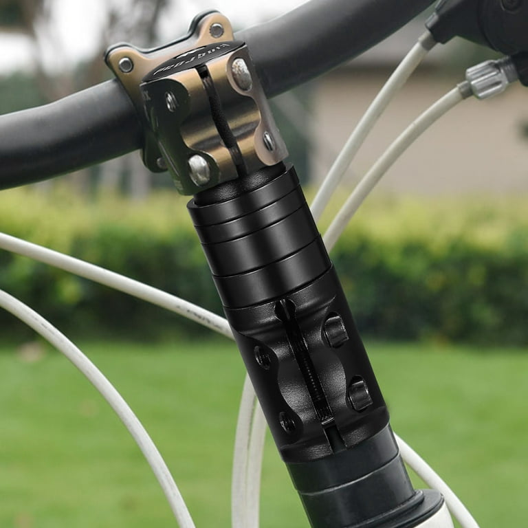 Bicycle fork stem extender handlebar riser aluminium alloy 2025