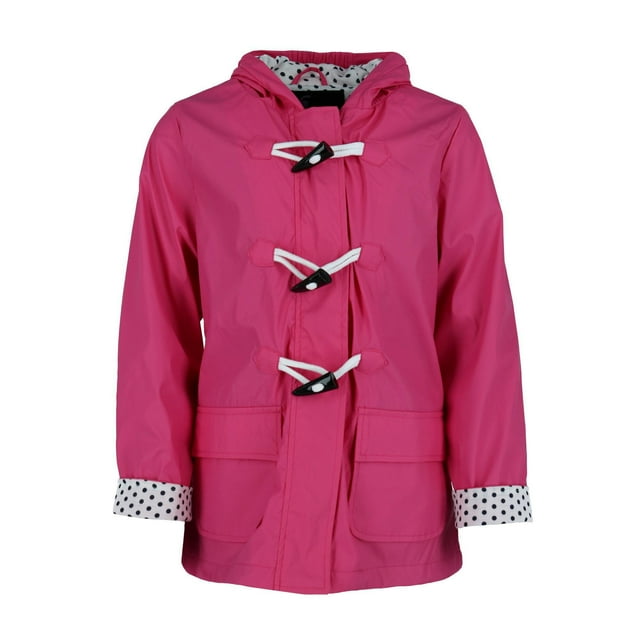 I5 Apparel Veste Imperméable à Capuche pour Enfant avec Toggle