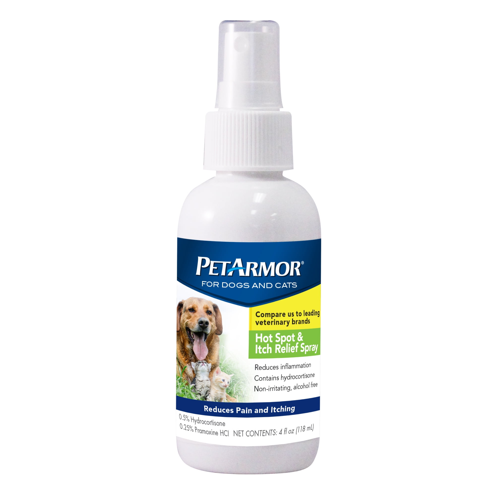 PetArmor Hot Spot and Itch Relief Spray for Dogs & Cats, 4 oz